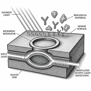 Illustration for Silicon Chips, Meet the Lab Bench: Why Photonic Biosensors Are Suddenly a Big Deal