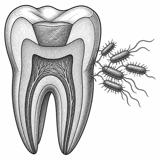 Illustration for Dental Fillings vs. Bacteria: A New Resin Composite Takes the Field