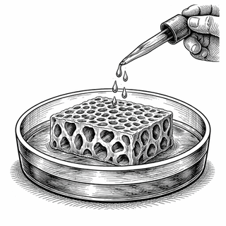 Illustration for The Long Road to a Sponge That Stops Bleeding (and Doesn't Collapse on the Way There)