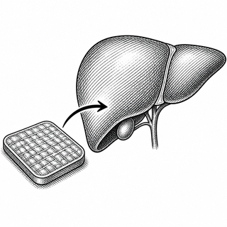 Illustration for A Liver Patch With N-Acetylcysteine: Tiny Hydrogel, Big Detox Energy