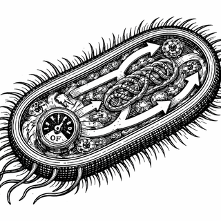 Illustration for When Microbes Get a Smarter Operating System
