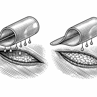 Illustration for A Wound Dressing That Changes Its Job Mid-Healing
