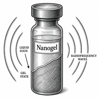 Illustration for A Heat-Sensitive Nanogel Tries to Make Chemotherapy Stay Put