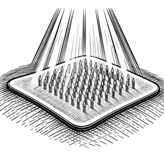 Illustration for Microneedle Patches, Light Therapy, and the Stubborn Problem of Diabetic Wound Infections