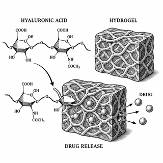 Illustration for Hyaluronic Acid Delivery Systems: The Slippery MVP of Smart Medicine