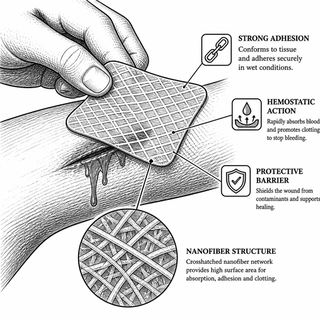 Illustration for A Hydrogel Bandage That Stops Bleeding in Under 30 Seconds? Let’s Pump the Brakes, But Also Lean In
