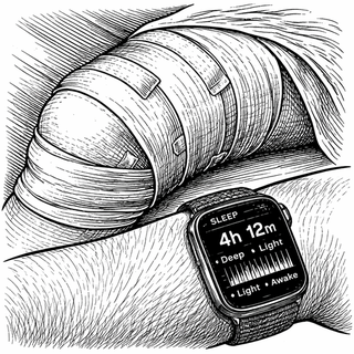 What If Your Smartwatch Could Predict Your Worst Night's Sleep After Knee Surgery - And Be Completely Wrong About When It Happens?
