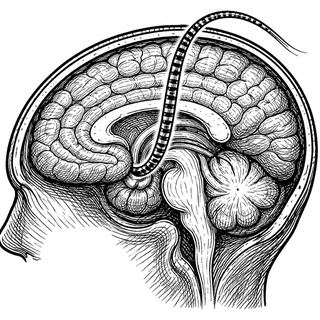 Illustration for Brain Implants That Basically Come With Tiny MRI Barcodes