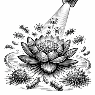 Could a Lotus Plant Help Fight Infection and Cancer at the Same Time?