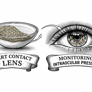Illustration for A Smart Contact Lens That Could Turn Glaucoma Monitoring Into a Real-Time Business Opportunity