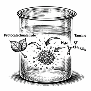 Illustration for Cooking Up a Cure for Canker Sores: How Two Kitchen-Staple Molecules Became a Nanoparticle
