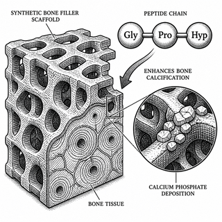 Illustration for When Bones Need a Faster Pit Crew: The Peptide That Speeds Up Bone Repair