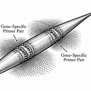 Illustration for A Fiber-Optic Gene Test That Skips the Fluorescent Circus