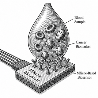 Illustration for MXenes and Cancer Detection: Tiny Sensors With Big Equity Potential