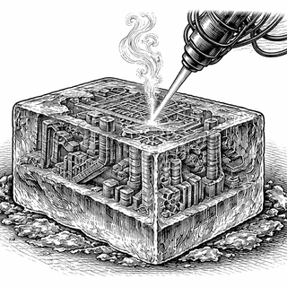 Frozen Booze, Wired Brains, and the Business Case for 3D Ice Lithography