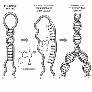 Illustration for Enrofloxacin Detection Gets a DNA Circuit With Its Own Hype Reel