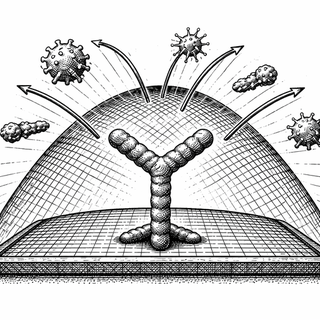 Illustration for When Your Biosensor Needs a Raincoat: How Y-Shaped Peptides and Copper Dots Are Reinventing Disease Detection