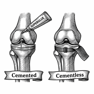 Glue or No Glue? The Great Knee Replacement Cement Debate Gets a 3D-Printed Twist